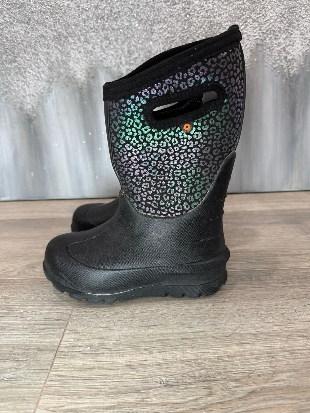 Bogs Neoclassic Rainbow Leopard Boot
